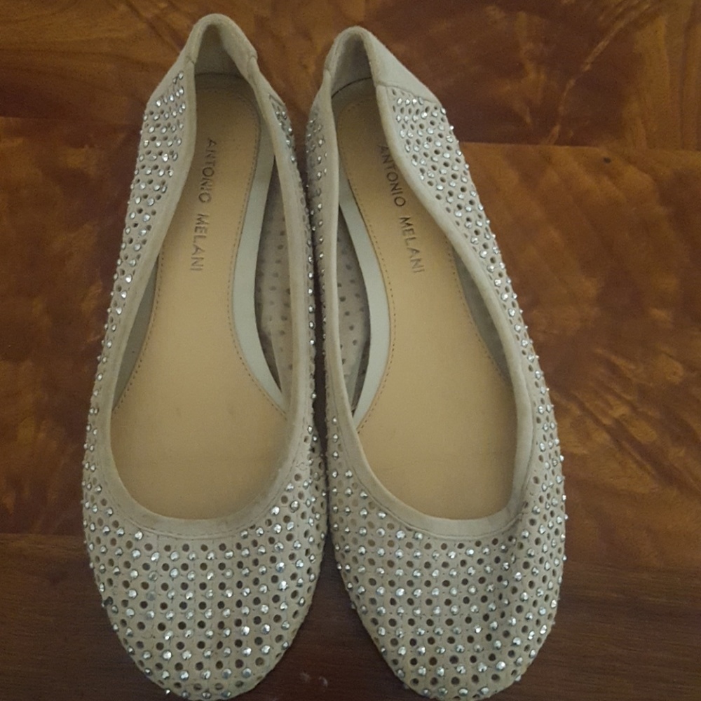 Antonio Melani sparkly ballet flats sz 8.5